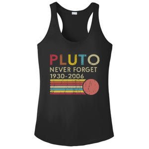 Pluto Never Forget 1930 Ladies PosiCharge Competitor Racerback Tank