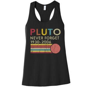 Pluto Never Forget 1930 Women's Racerback Tank