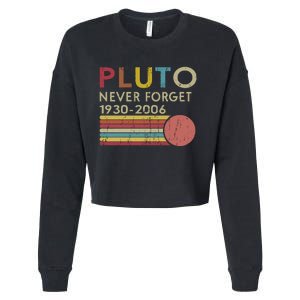 Pluto Never Forget 1930 Cropped Pullover Crew