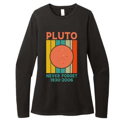 Pluto Never Forget T Womens CVC Long Sleeve Shirt