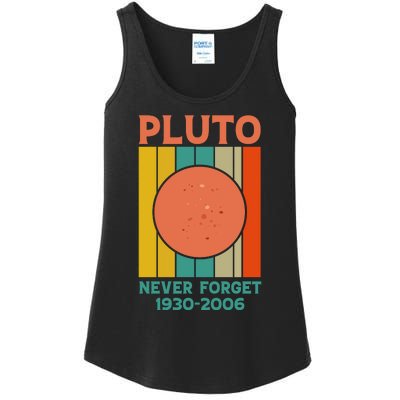 Pluto Never Forget T Ladies Essential Tank