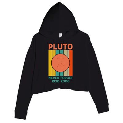 Pluto Never Forget T Crop Fleece Hoodie