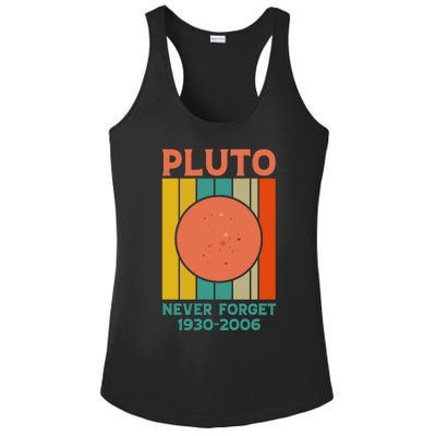 Pluto Never Forget T Ladies PosiCharge Competitor Racerback Tank