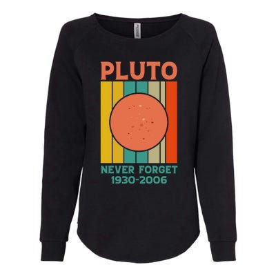 Pluto Never Forget T Womens California Wash Sweatshirt