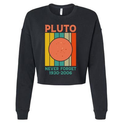 Pluto Never Forget T Cropped Pullover Crew