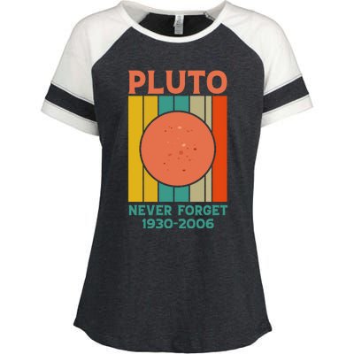 Pluto Never Forget T Enza Ladies Jersey Colorblock Tee