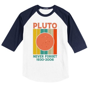 Pluto Never Forget T Baseball Sleeve Shirt