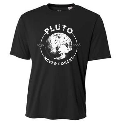 Pluto Never Forget 1930 2006 Planet Space Science Astronomy Cooling Performance Crew T-Shirt