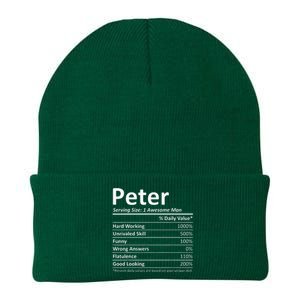 PETER Nutrition Funny Birthday Personalized Name Gift Idea Knit Cap Winter Beanie