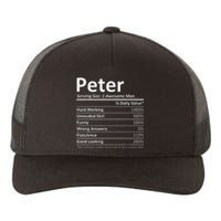 PETER Nutrition Funny Birthday Personalized Name Gift Idea Yupoong Adult 5-Panel Trucker Hat