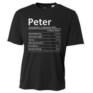 PETER Nutrition Funny Birthday Personalized Name Gift Idea Cooling Performance Crew T-Shirt