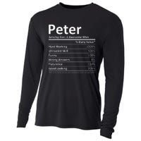 PETER Nutrition Funny Birthday Personalized Name Gift Idea Cooling Performance Long Sleeve Crew