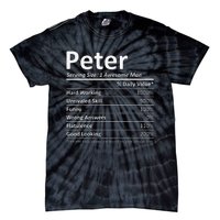 PETER Nutrition Funny Birthday Personalized Name Gift Idea Tie-Dye T-Shirt