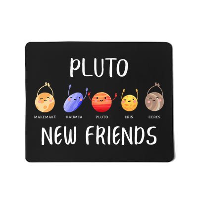 Pluto New Friends Dwarf Planets Funny Astronomy Science Mousepad