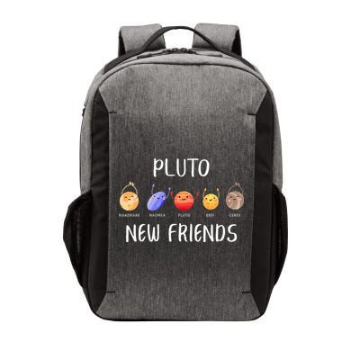Pluto New Friends Dwarf Planets Funny Astronomy Science Vector Backpack