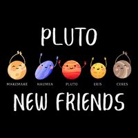 Pluto New Friends Dwarf Planets Funny Astronomy Science Mousepad