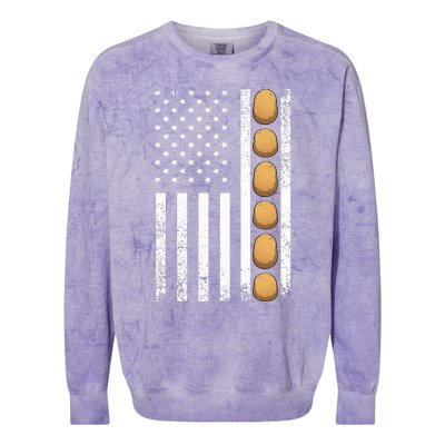 Potato Novelty For Gag Potato Lover Colorblast Crewneck Sweatshirt