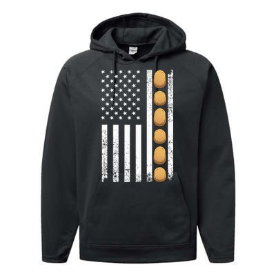 Potato Novelty For Gag Potato Lover Performance Fleece Hoodie