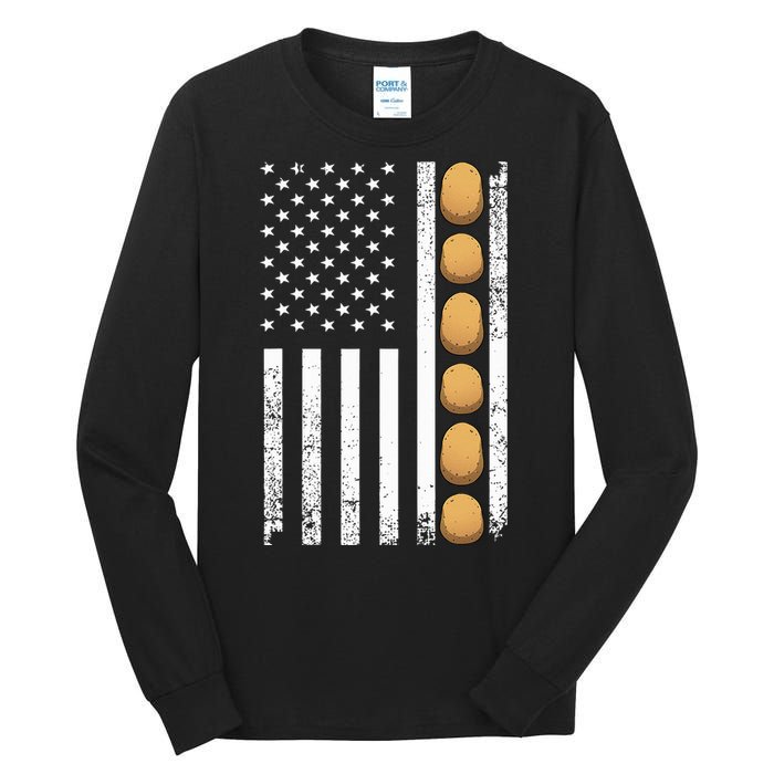 Potato Novelty For Gag Potato Lover Tall Long Sleeve T-Shirt