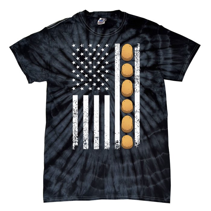 Potato Novelty For Gag Potato Lover Tie-Dye T-Shirt