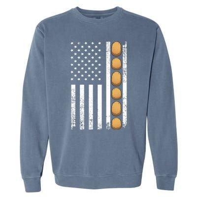 Potato Novelty For Gag Potato Lover Garment-Dyed Sweatshirt