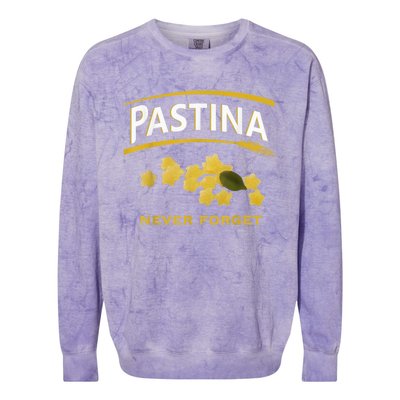 Pastina Never Forget Colorblast Crewneck Sweatshirt