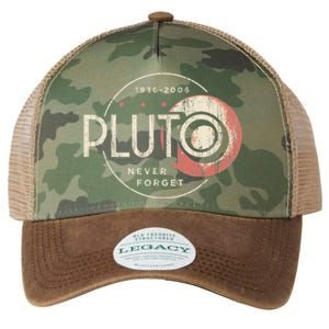 Pluto Never Forget Funny Pluto Pluto Lover Pluto Legacy Tie Dye Trucker Hat