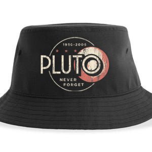 Pluto Never Forget Funny Pluto Pluto Lover Pluto Sustainable Bucket Hat