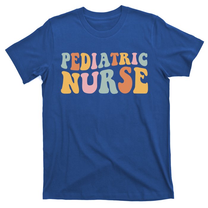 Pediatric Nurse Groovy Nursing School Gift T-Shirt