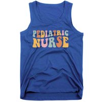 Pediatric Nurse Groovy Nursing School Gift Tank Top