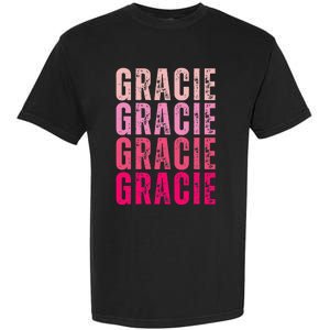 Personalized Name Gracie I Love Gracie Garment-Dyed Heavyweight T-Shirt