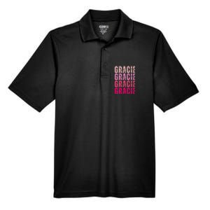 Personalized Name Gracie I Love Gracie Men's Origin Performance Pique Polo