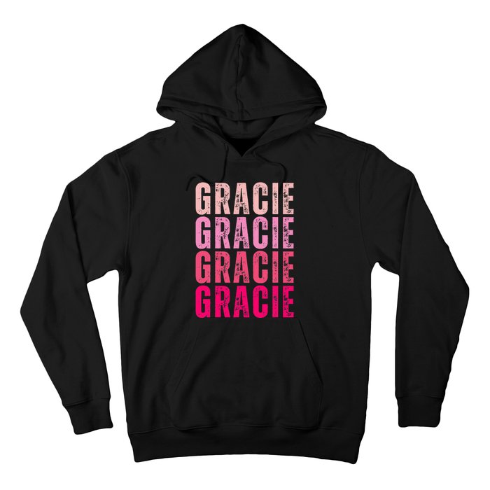 Personalized Name Gracie I Love Gracie Hoodie