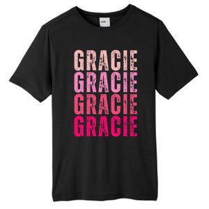 Personalized Name Gracie I Love Gracie Tall Fusion ChromaSoft Performance T-Shirt