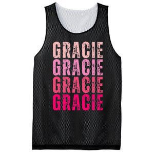 Personalized Name Gracie I Love Gracie Mesh Reversible Basketball Jersey Tank