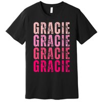 Personalized Name Gracie I Love Gracie Premium T-Shirt