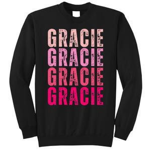 Personalized Name Gracie I Love Gracie Tall Sweatshirt