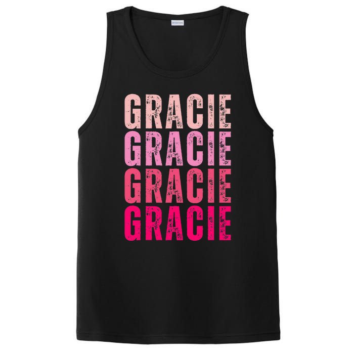 Personalized Name Gracie I Love Gracie PosiCharge Competitor Tank