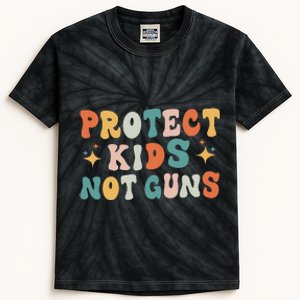 Protect Not Guns For  Gun Control Kids Tie-Dye T-Shirt