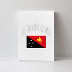 Papua New Guinea Flag Patriotic Throwback Canvas