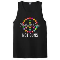 Protect Not Guns Floral Flower Peace Sign Gun Control PosiCharge Competitor Tank