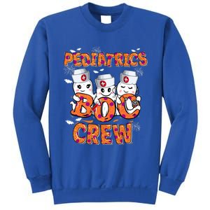 Pediatric Nurse Gift Halloween Pediatric Boo Crew Great Gift Sweatshirt