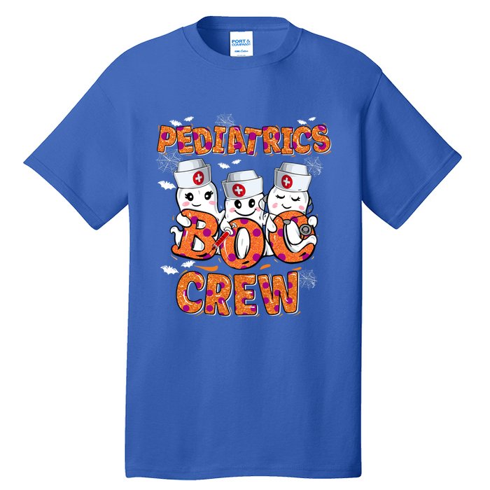 Pediatric Nurse Gift Halloween Pediatric Boo Crew Great Gift Tall T-Shirt