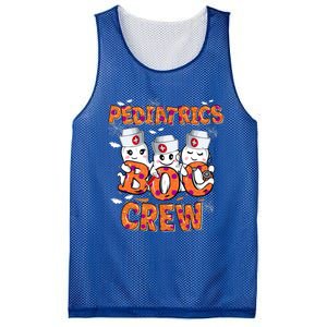 Pediatric Nurse Gift Halloween Pediatric Boo Crew Great Gift Mesh Reversible Basketball Jersey Tank