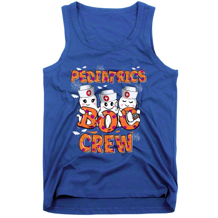 Pediatric Nurse Gift Halloween Pediatric Boo Crew Great Gift Tank Top