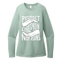 Protect Not Guns For Men Women Gun Control Now Womens CVC Long Sleeve Shirt