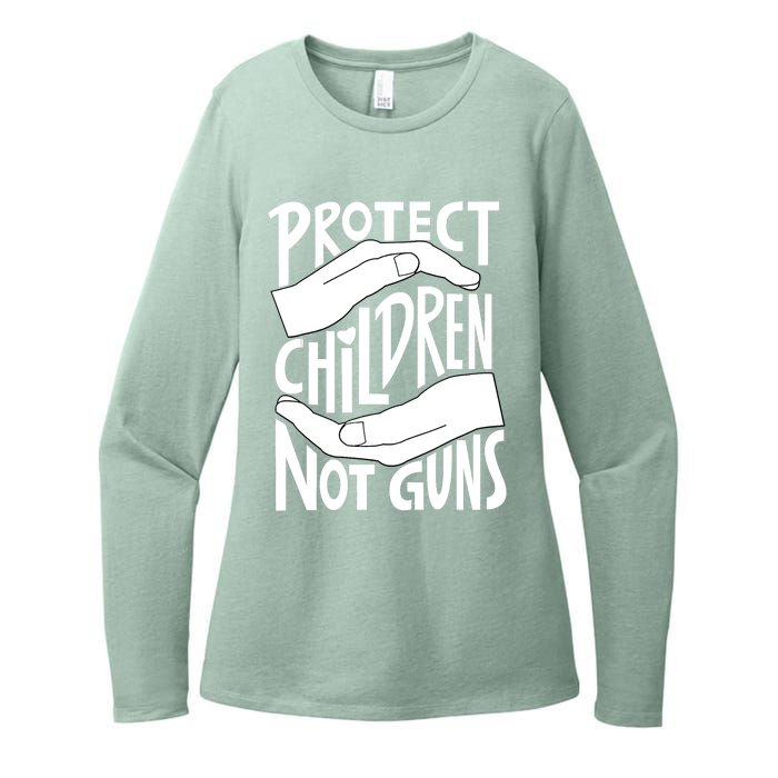 Protect Not Guns For Men Women Gun Control Now Womens CVC Long Sleeve Shirt