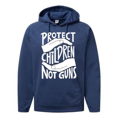 Protect Not Guns For Men Women Gun Control Now Performance Fleece Hoodie