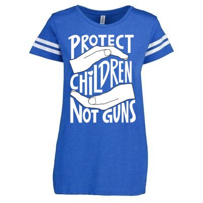 Protect Not Guns For Men Women Gun Control Now Enza Ladies Jersey Football T-Shirt