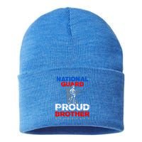 Proud National Guard Brother Gift Military Great Gift Sustainable Knit Beanie